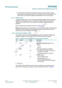 PCF8545ATT/AJ Datasheet Page 11