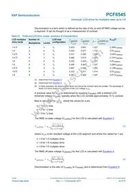 PCF8545ATT/AJ Datasheet Page 22