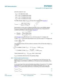 PCF8551BTT/AJ Datasheet Page 17
