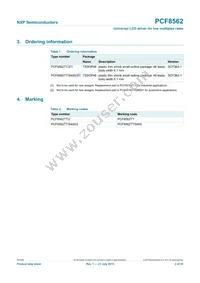 PCF8562TT/S400/2 Datasheet Page 2