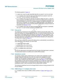 PCF8562TT/S400/2 Datasheet Page 18