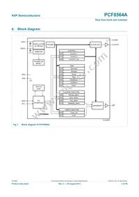 PCF8564AU/5GC/1 Datasheet Page 3
