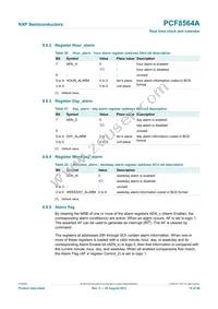 PCF8564AU/5GC/1 Datasheet Page 14