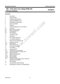 PCF8570T/F5 Datasheet Page 2