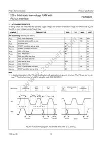 PCF8570T/F5 Datasheet Page 10