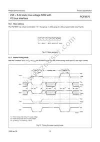 PCF8570T/F5 Datasheet Page 12