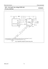 PCF8570T/F5 Datasheet Page 13