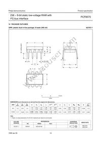 PCF8570T/F5 Datasheet Page 14