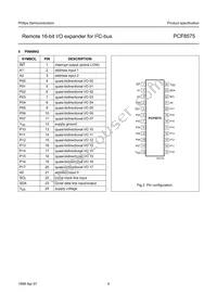 PCF8575TS/1 Datasheet Page 5