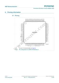 PCF8576CHL/1 Datasheet Page 4