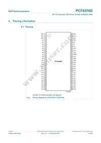 PCF8576DT/F2 Datasheet Page 4