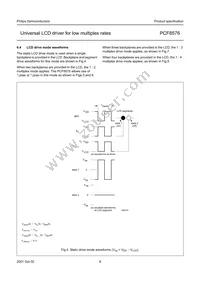 PCF8576T/1 Datasheet Page 9