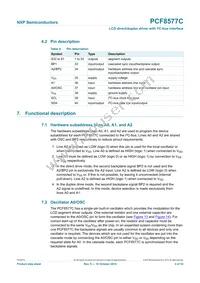 PCF8577CT/3 Datasheet Page 4