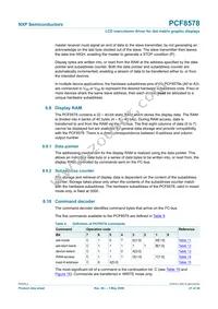 PCF8578T/1 Datasheet Page 21