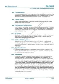 PCF8579T/1 Datasheet Page 13