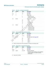 PCF8579T/1 Datasheet Page 18