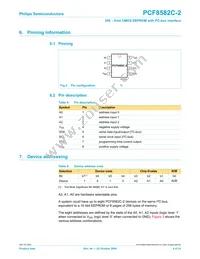 PCF8582C-2P/03 Datasheet Page 4
