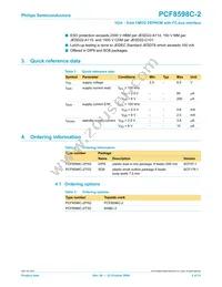 PCF8598C-2T/02 Datasheet Page 2