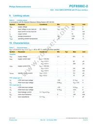 PCF8598C-2T/02 Datasheet Page 10