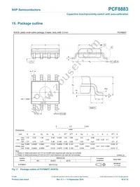 PCF8883T/1 Datasheet Page 19