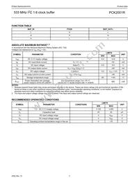 PCK2001RDB Datasheet Page 3