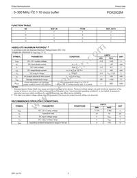 PCK2002MPW Datasheet Page 3