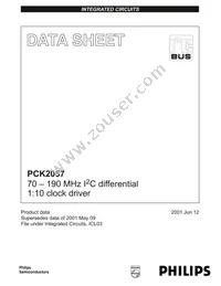 PCK2057DGG Datasheet Cover