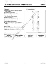 PCK857DGG Datasheet Page 2