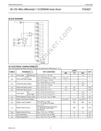 PCK857DGG Datasheet Page 4