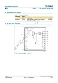 PCK9447BD Datasheet Page 2