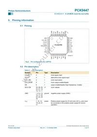 PCK9447BD Datasheet Page 3