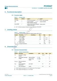 PCK9447BD Datasheet Page 4