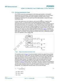 PCK953BD Datasheet Page 7