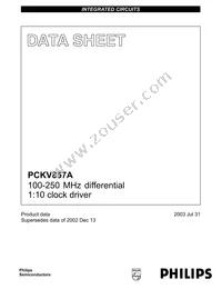 PCKV857ADGV Datasheet Cover