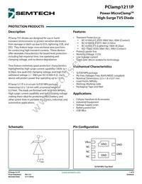 PCLAMP1211P.TGT Datasheet Cover