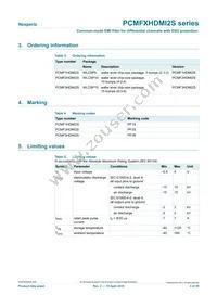 PCMF2HDMI2SZ Datasheet Page 3