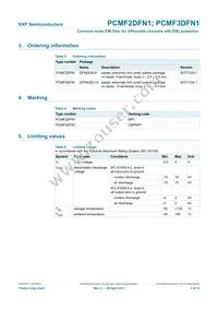 PCMF3DFN1X Datasheet Page 4