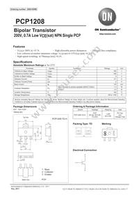 PCP1208-TD-H Datasheet Cover