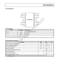 PCS2I2309NZG16SR Datasheet Page 2