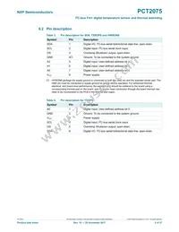 PCT2075GVH Datasheet Page 5