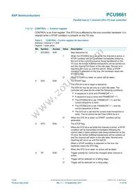 PCU9661B Datasheet Page 11