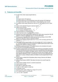 PCU9955TW Datasheet Page 2