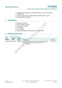 PCU9955TW Datasheet Page 3