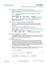 PCU9955TW Datasheet Page 18