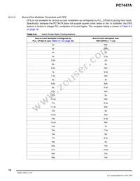 PCX7447AVGH1167NB Datasheet Page 18