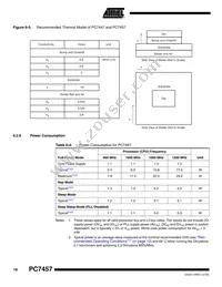 PCX7457VGU933NC Datasheet Page 18