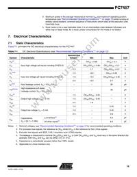 PCX7457VGU933NC Datasheet Page 19