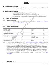 PCX755CVZFU400LE Datasheet Page 14