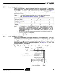 PCX755CVZFU400LE Datasheet Page 19