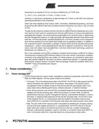 PCX755CVZFU400LE Datasheet Page 22